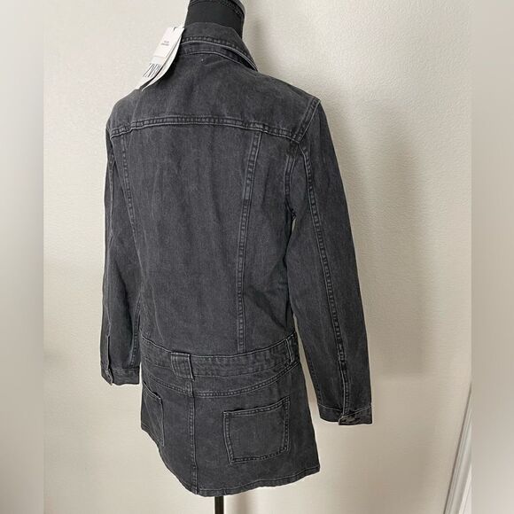 NWT Zara Long Sleeve Denim Dress - Picture 10 of 13